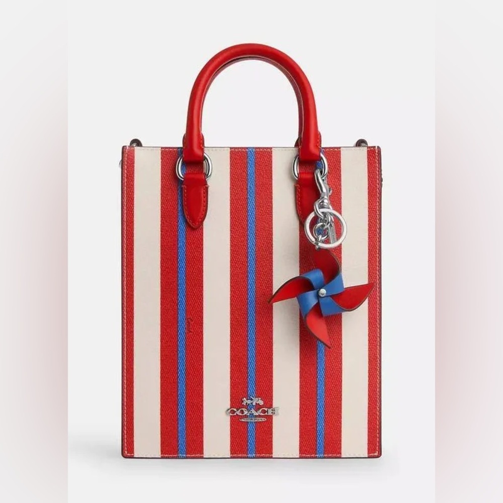 Coach Pinwheel Bag Charm NWT